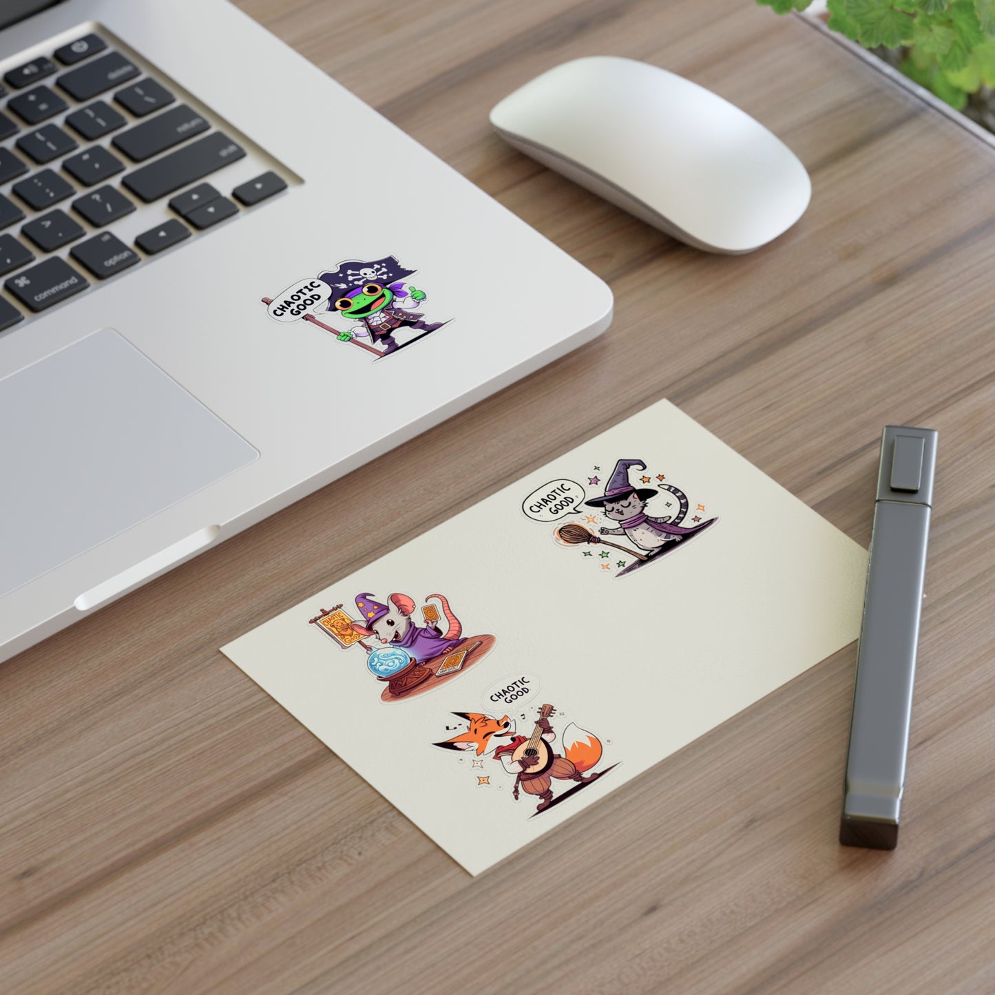 Chaotic Good Guild Sticker Sheet β Stickers for the Mischievous and Magical