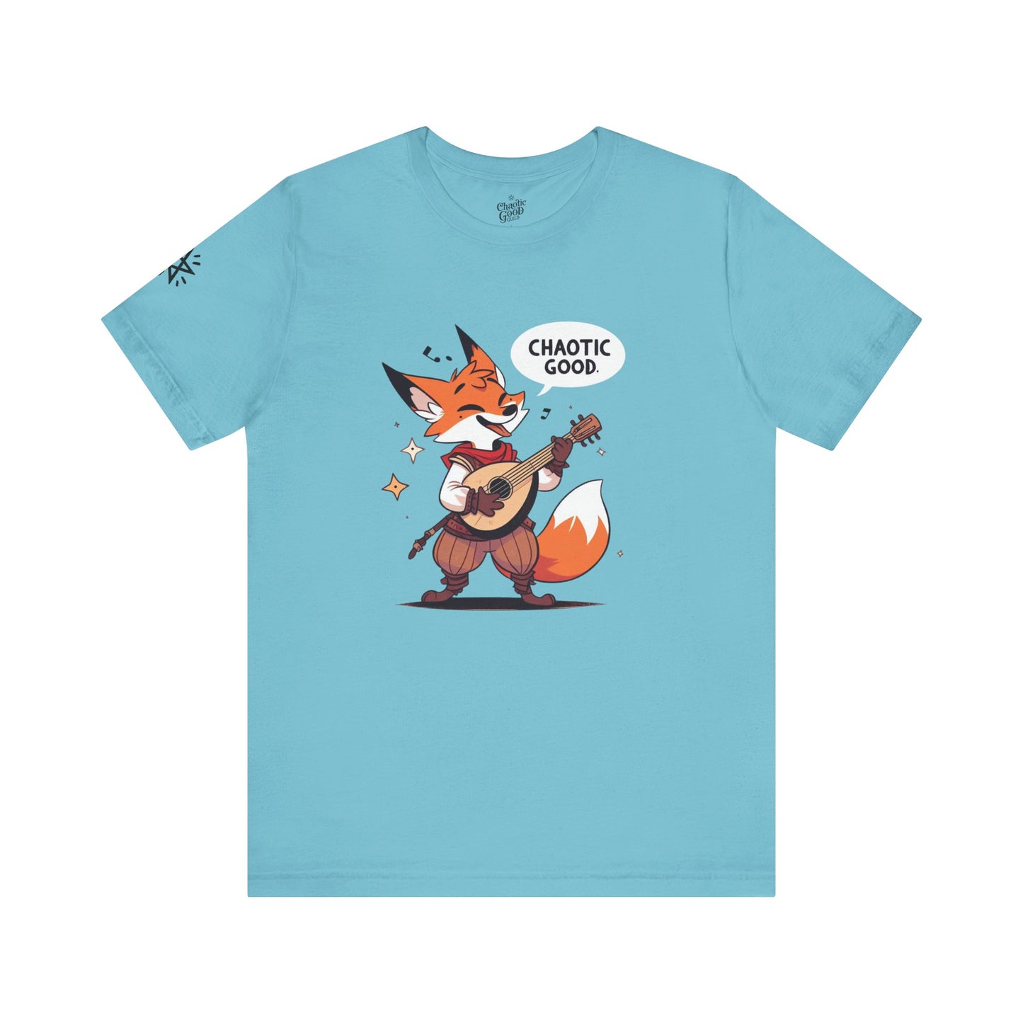 Chaotic Good Bardic Fox Short Sleeve Tee – Tell Your Story