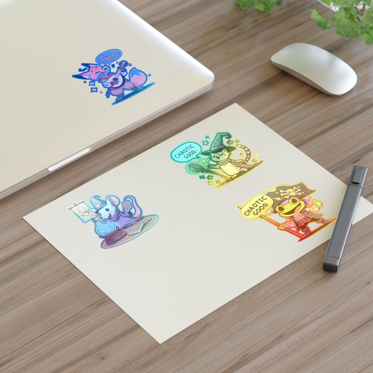 Chaotic Good Guild Sticker Sheet β Stickers for the Mischievous and Magical