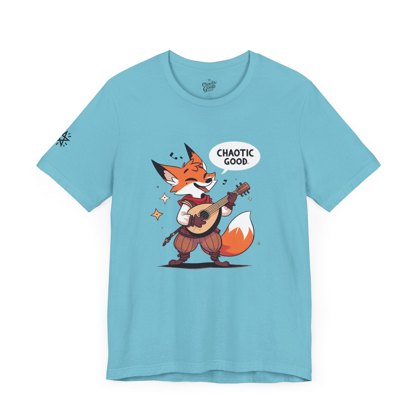 Chaotic Good Bardic Fox Short Sleeve Tee – Tell Your Story
