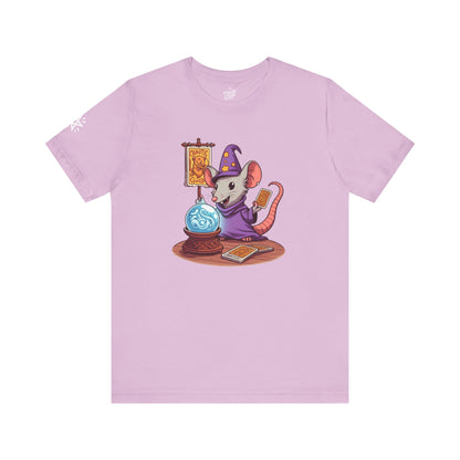 Chaotic Good Wizard Rat Short Sleeve Tee – Fortune Favors the Bold
