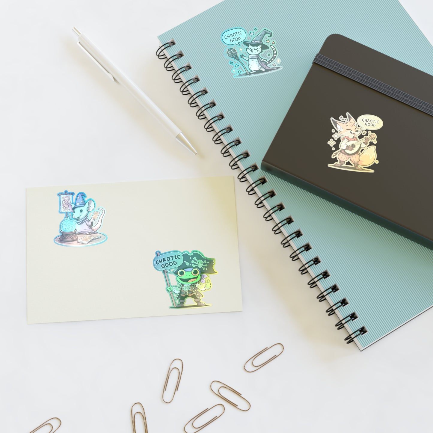 Chaotic Good Guild Sticker Sheet – Stickers for the Mischievous and Magical